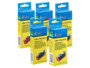 Pack de 5 consommables iColor (2 x noir, 1 x cyan, 1 x magenta et 1 x jaune) compatibles Canon Pixma, avec puces de réinitialisation