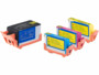 Lot de 4 cartouches d'encre iColor noir, cyan, magenta et jaune pour remplacer les cartouches originales HP N°900 XL.