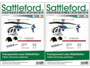 10 feuilles DIN A4 transparentes autocollantes de la marque Sattleford
