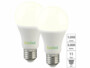 2 ampoules LED avec capteur d'obscurité E27