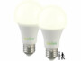 2 ampoules LED avec capteur de mouvement E27