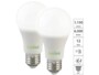 2 ampoules LED avec radar et capteur d'obscurité