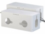 Pack de 2 boîtiers pliables pour câbles coloris blanc de la marque Callstel