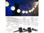 2 guirlandes LED solaire blanc chaud 6 m avec 20 lampions de la marque Lunartec
