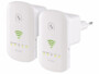 Pack de 2 répéteurs wifi avec WLR-1100.ac avec fonctions Point d'accès et Routeur, 2 câbles LAN (1 m) et mode d'emploi en français, de la marque 7Links