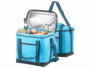 Lot de 2 sacs réfrigérants pliables avec une capacité de 26 litres.