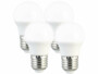 4 ampoules LED E27 / G45 / 240 lm / 3 W blanc lumière du jour