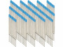 Lot de 50 recharge d'encre bleue pour stylo bille épaisseur B.