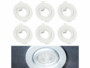 6 cadres ronds et pivotants pour spot encastrable de la marque Luminea