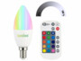 Ampoule bougie LED E14 RVB et blanc