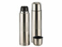 Lot de 2 Bouteille isotherme en inox + gobelet - Grande 1 L
