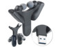 paire ecouteurs audio sans fil bluetooth avec chargeur usb mobile pliable airpod pas cher