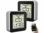Lot de 2 thermomètres hygromètres 2 en 1 avec application