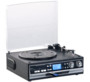 platine vynile avec encodeur audio vers usb avec lecteur cassette k7 audio auvisio mhx-400