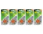 Lot de 30 piles bouton PR48 de la marque GP Batteries.