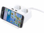 Multiprise de bureau Revolt avec support smartphone.