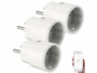 3 Prise murale 16 A connectée compatible avec commandes vocales SF-200 Luminea Home Control