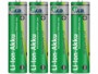 4 accus lithium-ion AA 2000 mAh