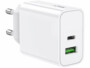 Adaptateur secteur USB-C Power Delivery et USB-A Quick Charge 30 W