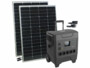 Pack générateur solaire HSG-3600 avec câble adaptateur XT60 vers connecteur à contact simple 4 mm, câble d'alimentation 230 V, câble adaptateur de chargement allume-cigare, 2 panneaux solaires, câble de raccordement, 2 adaptateurs en Y de la marque Revolt