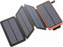 Batterie externe solaire 16.000 mAh avec panneau pliable 8 W