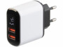 chargeur double USB 18 W quick charge avec écran