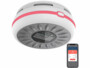 Détecteur de fumée connecté avec application mobile permettant de recevoir des alertes en cas d'incendie, où que vous soyez.