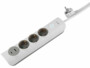 Multiprise 3 prises avec interrupteur et 2 ports USB