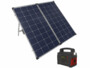 Panneau solaire pliable 260 W avec batterie nomade 600 W de la marque Revolt.