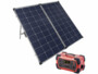 Lot avec un panneau solaire 260 W avec une batterie nomade 1000 W Revolt.