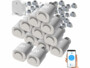 Pack de 12 thermostats pour radiateur avec 12 x 3 adaptateurs, passerelle wifi et modes d'emploi en français