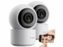 Pack de 2 caméras de surveillance Pan-Tilt 2K connectées IPC-495 de la marque 7Links