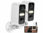Pack de 2 caméras d'extérieur IP 2K connectées rechargeables de la marque VisorTech