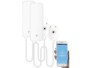 Lot de 2 détecteurs d'eau connectés avec capteur externe.