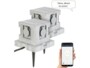 2 multiprises de jardin connectées et intelligentes SF-640.avs avec 4 prises et commandes vocales de la marque Royal Gardineer