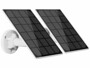 2 panneaux solaires pour caméras ip