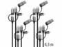 4 câbles de chargement et transfert USB-A/C vers USB-C/Micro-USB de la marque Callstel