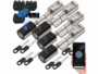 Pack de 4 cylindres de porte électroniques connectés avec écran de la marque VisorTech