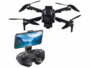 Drone quadricoptère pliable connecté avec caméra HD et capteur d'obstacle