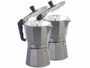 Pack de 2 cafetières traditionnelles aspect peinture martelée de la marque Cucina di Modena