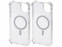 Pack de 2 coques hybrides MagSafe transparentes de la marque Xcase