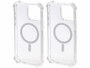Pack de 2 coques hybrides MagSafe transparentes de la marque Xcase