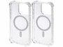 Pack de 2 coques hybrides MagSafe transparentes de la marque Xcase
