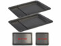 Pack de 2 plaques de cuisson universelles pour four en 2 parties extensibles avec revêtement antiadhésif