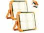2 projecteurs de chantier LED sans fil haute puissance de la marque Luminea