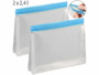 2 sachets de conservation / congélation réutilisables à fond plat 
