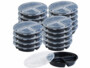 20 boîtes de conservation 900 ml 3 compartiments