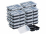 21 boîtes de conservation 3 compartiments 850 ml