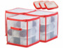 Pack de 3 boîtes de rangement pour 27 boules de Noël 10 cm avec 24 cartons d'emballage de la marque infactory