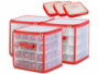Pack de 3 boîtes de rangement pour 64 boules de Noël 6 cm avec 72 cartons d'emballage de la marque infactory